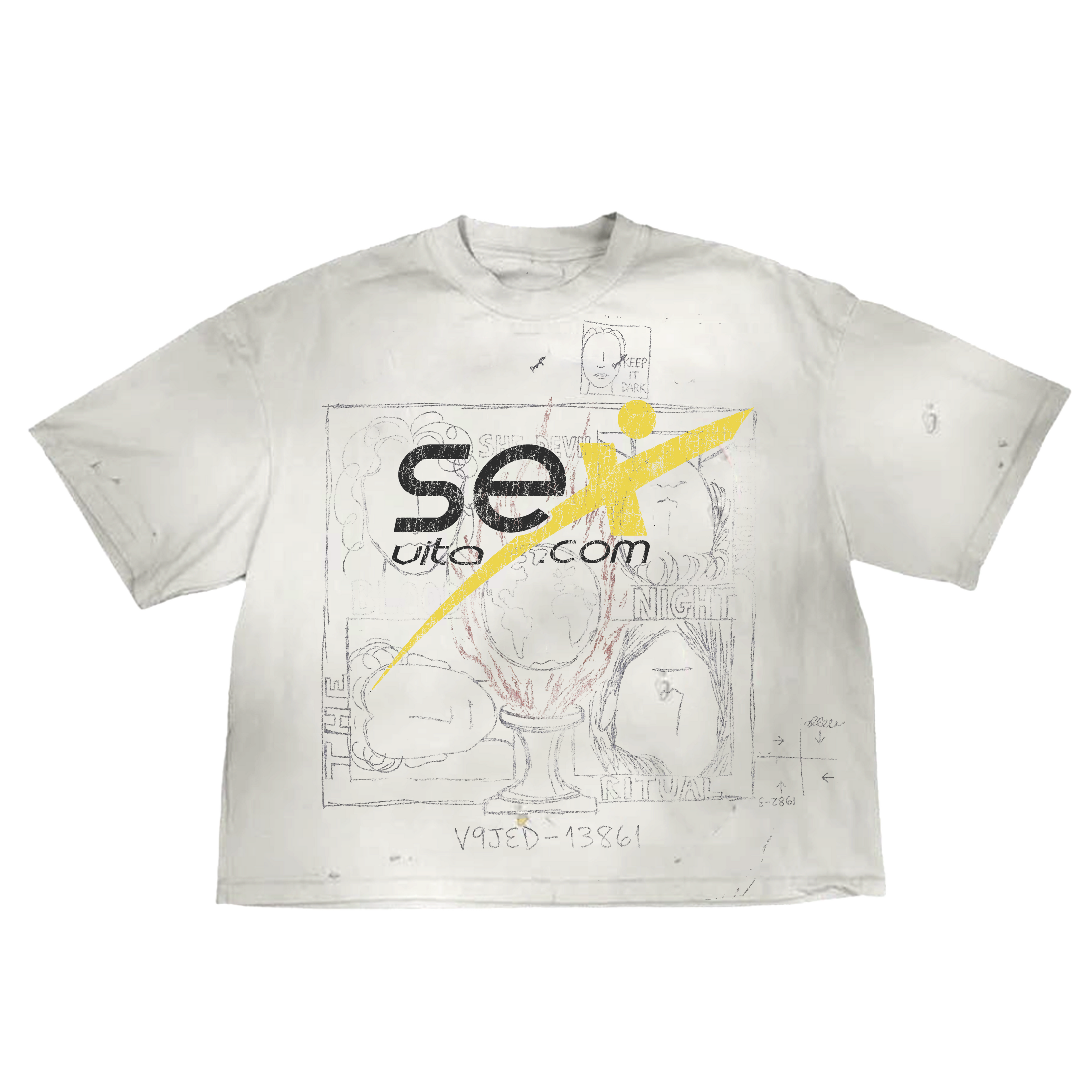 Sarced Desire Tee - Yellow